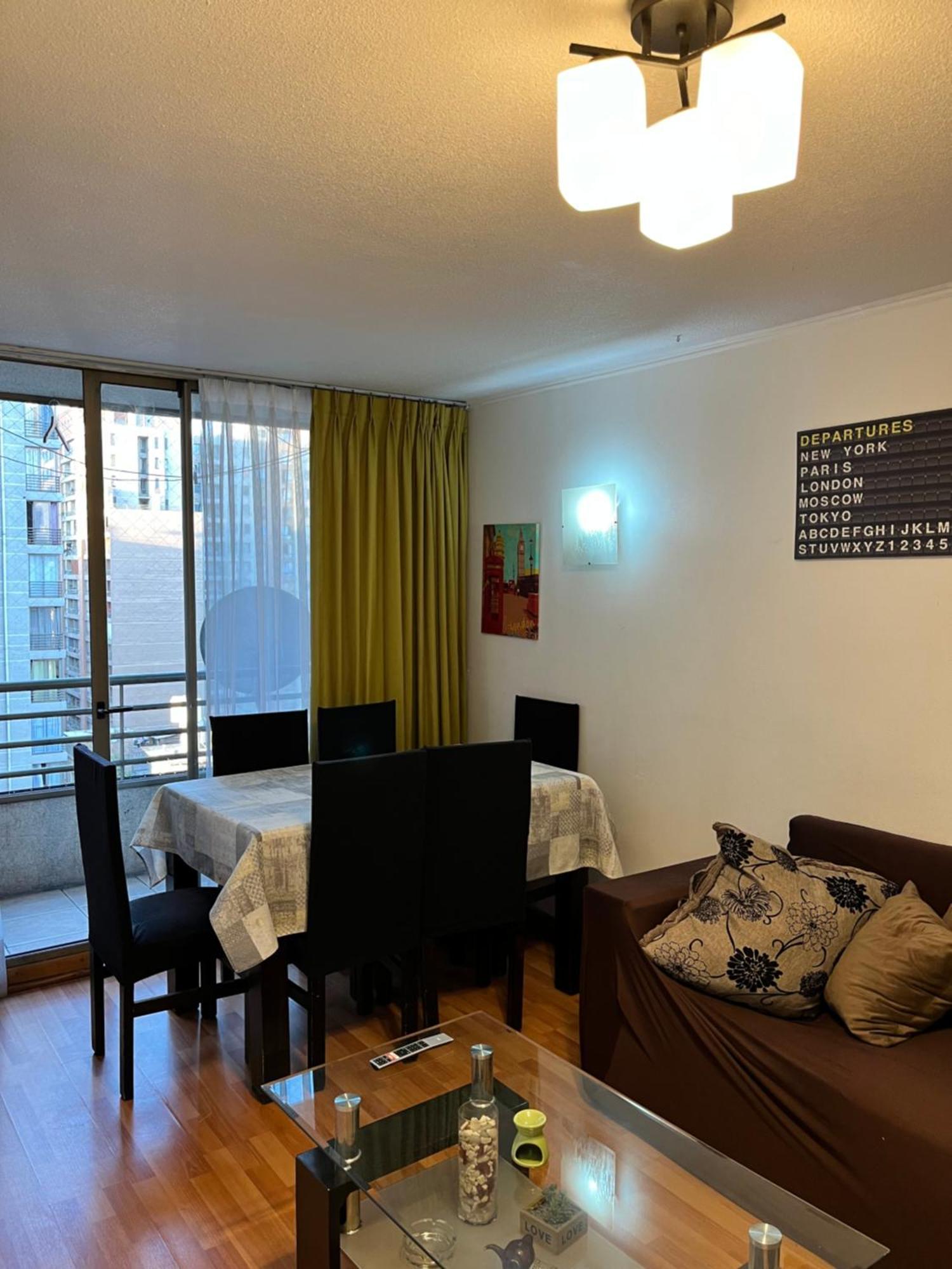 דירות Departamento Santiago Centro Full Equipado מראה חיצוני תמונה